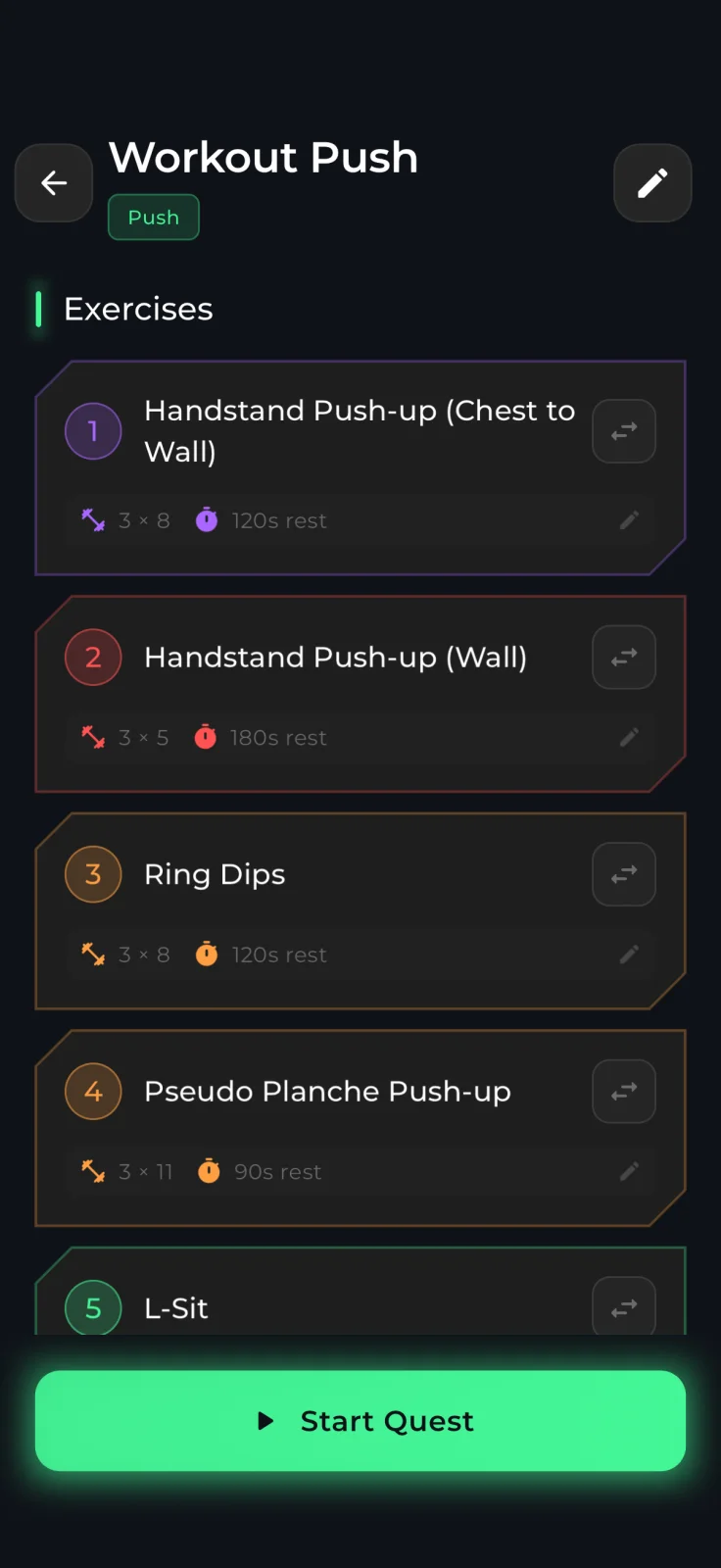 Calisthenics Push Workout - Push-ups & Dips