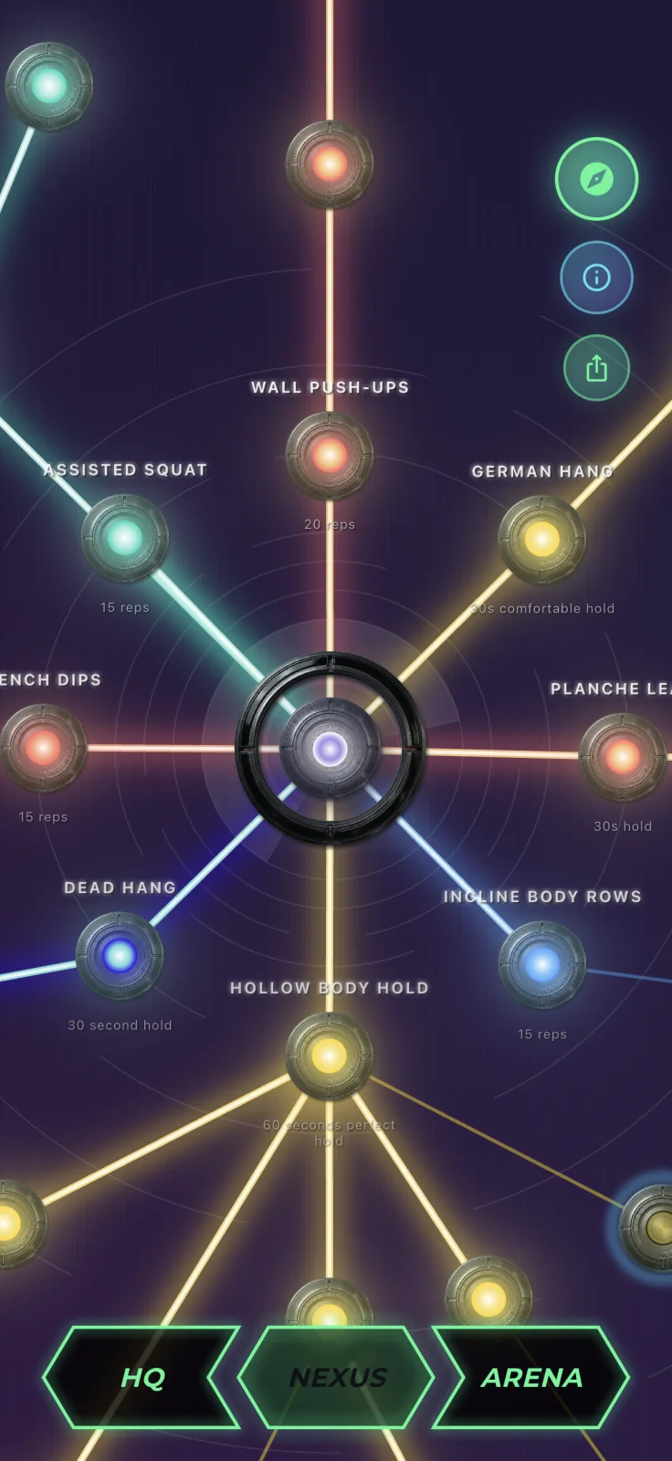 Calisthenics Skill Tree - Exercise Progression Map